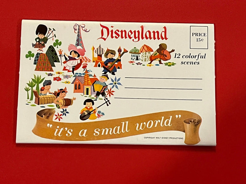 1968 Disneyland color fold out cards