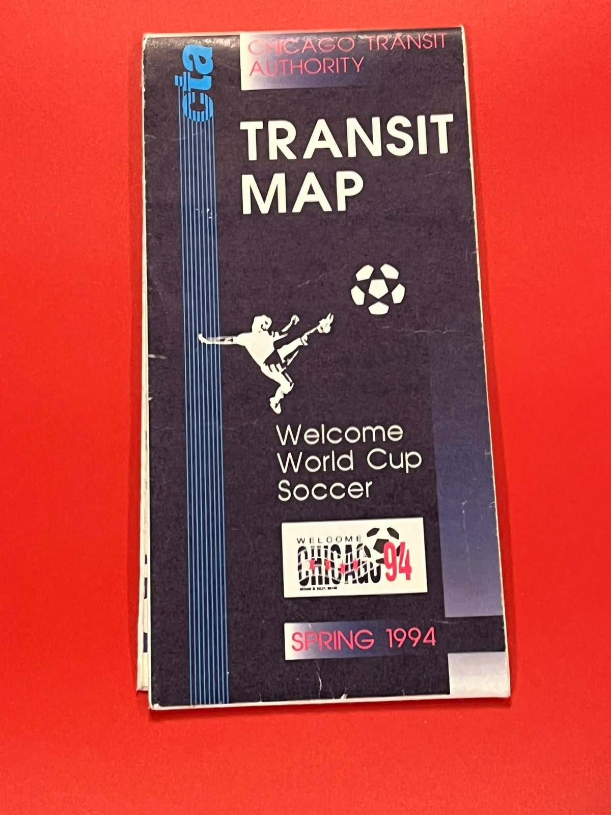 1994 Trasit Map - Chicago World Cup Soccer