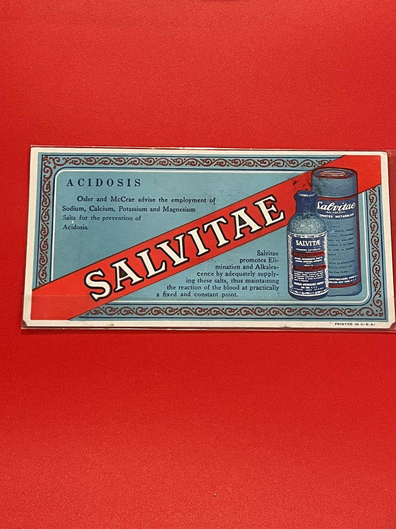 SALVITAE  for Acidosis Ink Blotter