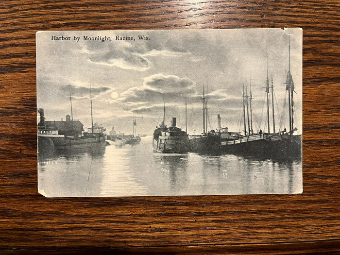 Harbor by Moonlight - Racine