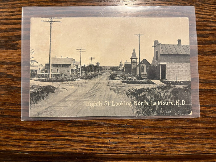 8th St. Looking North - La Moure, N.D.
