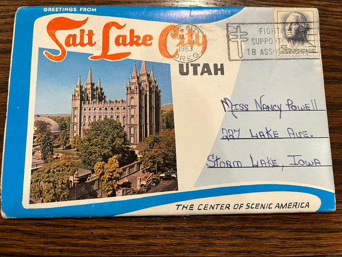 Salt Lake City Folder - 1963