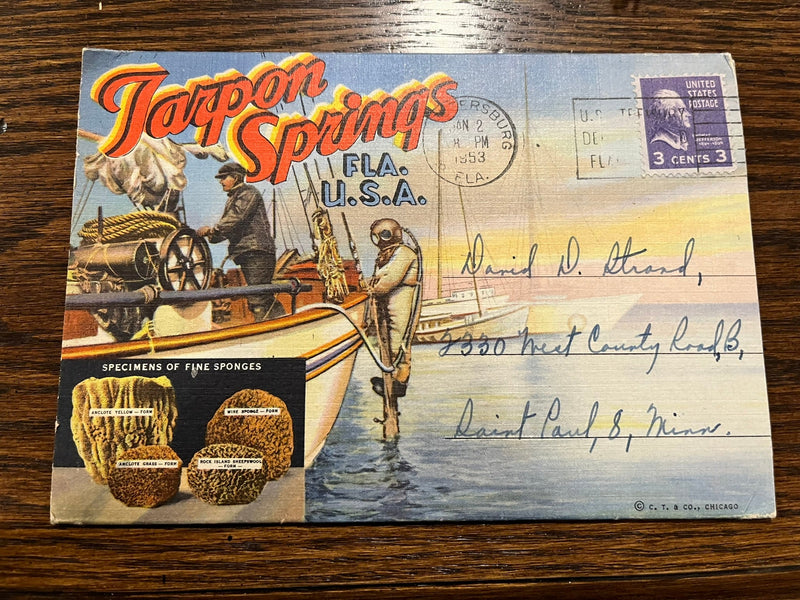 Tarpon Springs  Florida - 1953