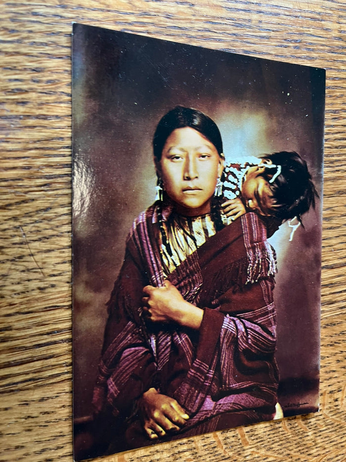 Young Cheyenne Mother and Child.