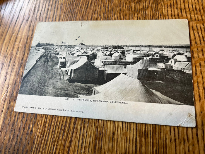 Tent City - Coronado 1908