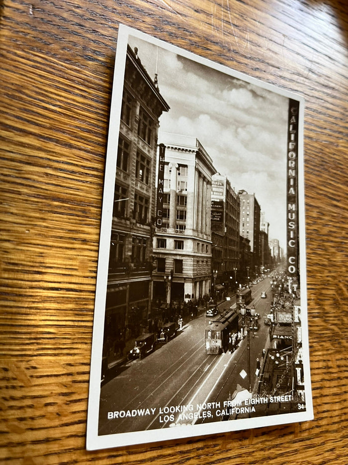 Broadway Looking North - Los Angeles 1920s