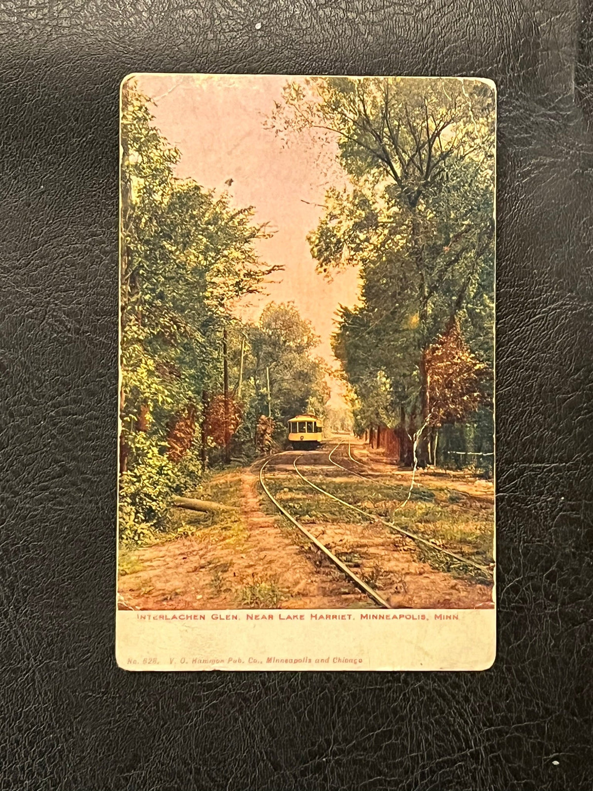 Minneapolis Street Car near Lake Harriet 1911