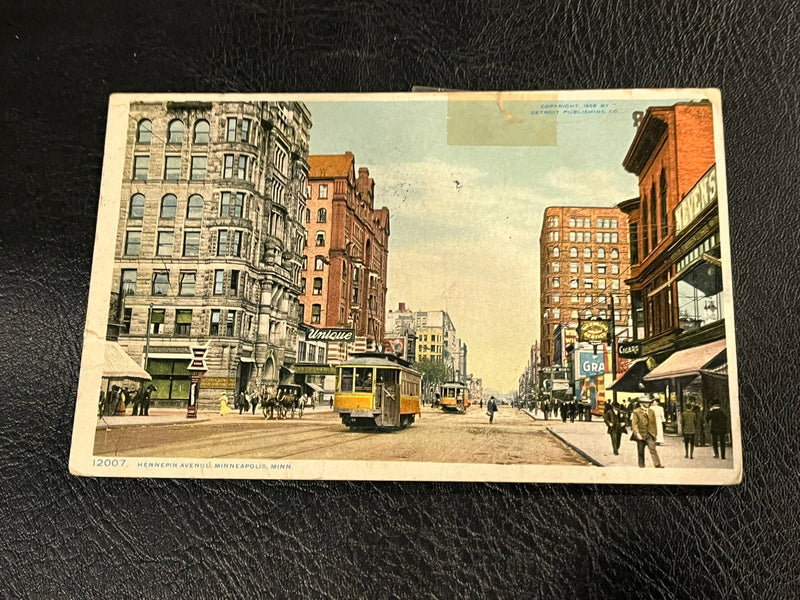 Hennepin Avenue - Minneapolis, 1908