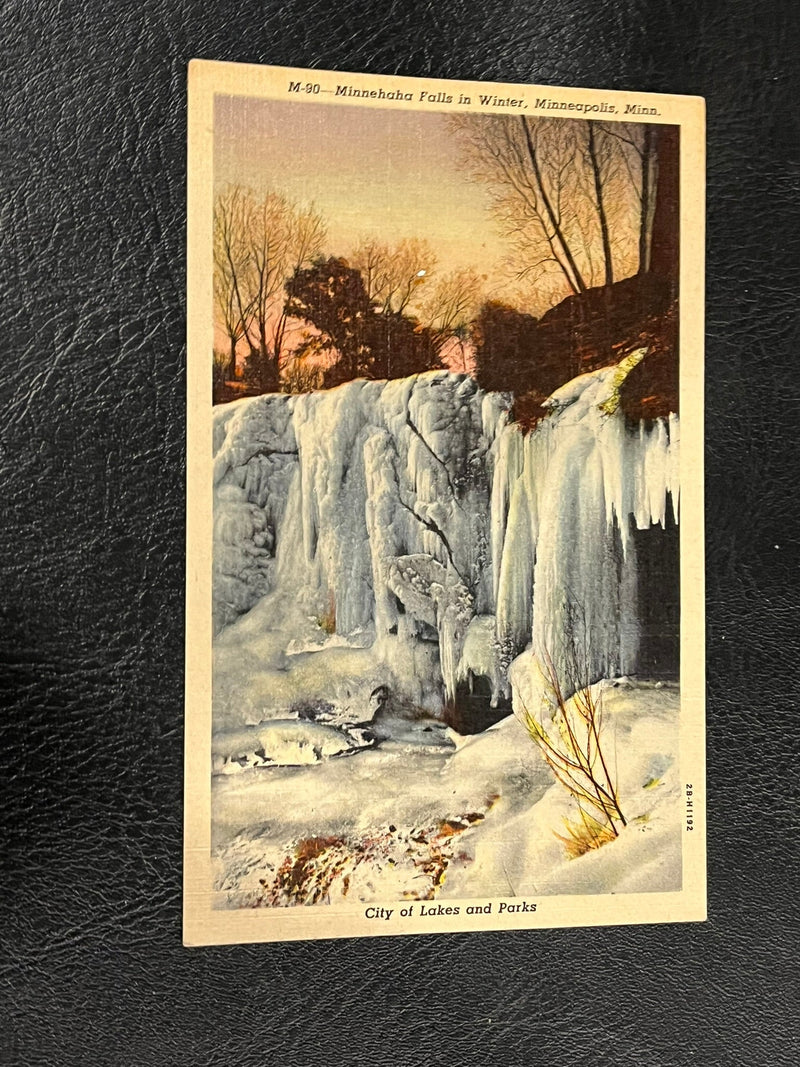 Minnehaha Falls in Winter - Minneapolis