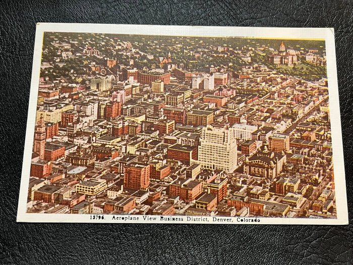 Aeroplane View of Denver, Colorado  1945