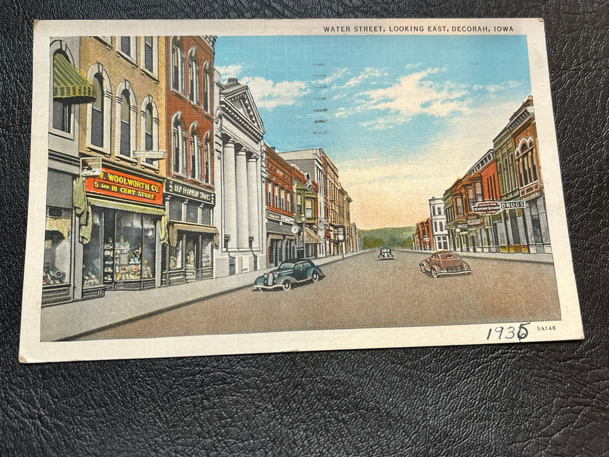 Water Street - Decorah, Iowa 1935