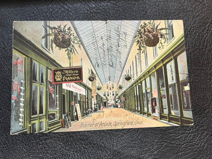 Springfield Ohio Arcade Interior 1903