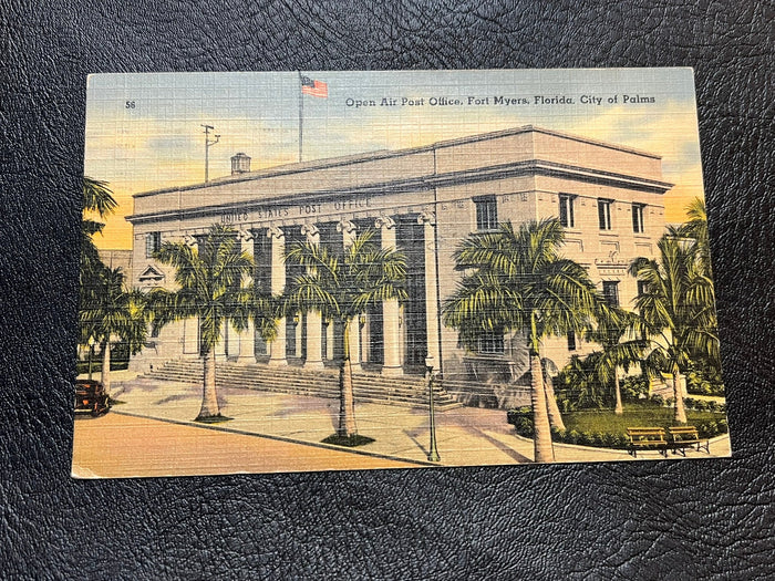 Open Air Post Office - Fort Myers Florida 1943