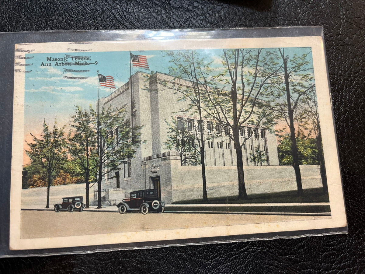 Masonic Temple - Ann Arbor Michigan 1938