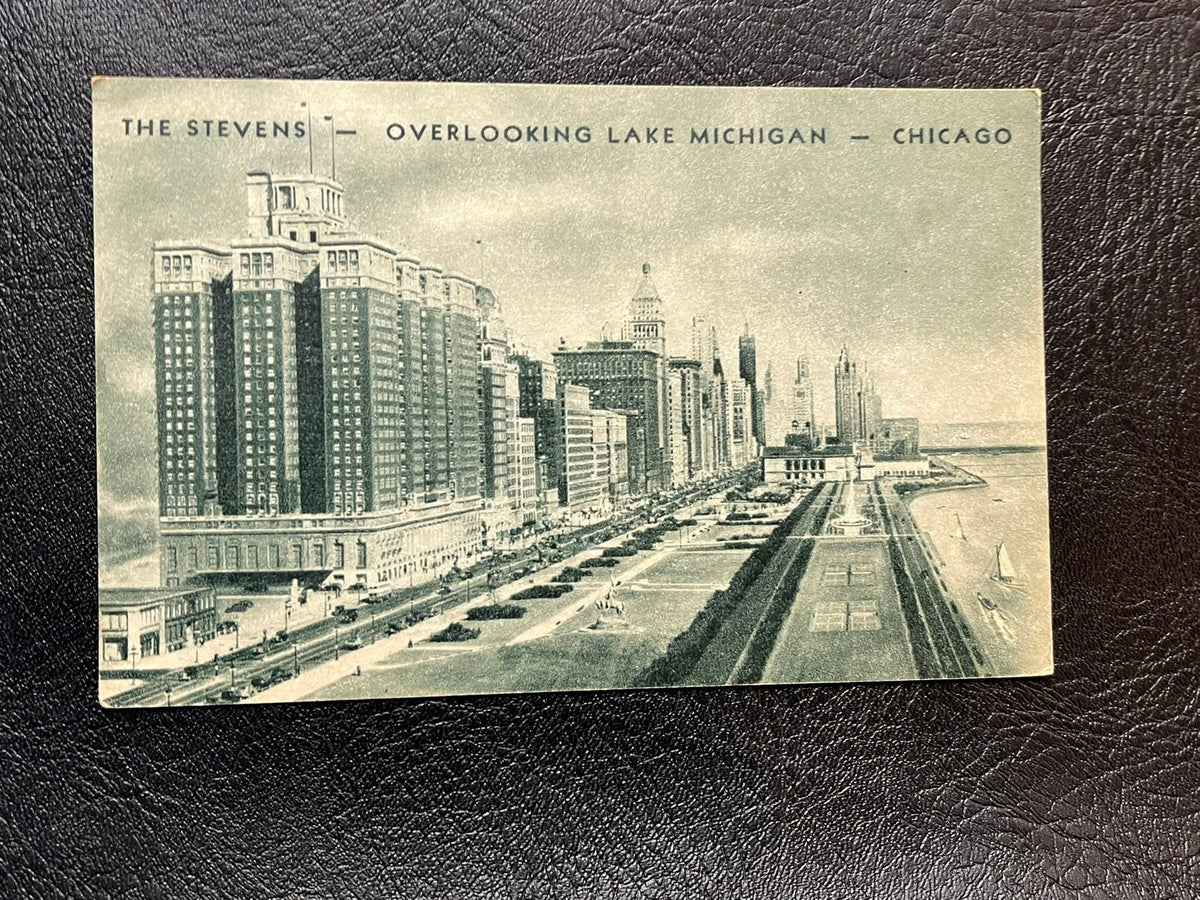 Stevens Hotlel overlooking Lake Michigan