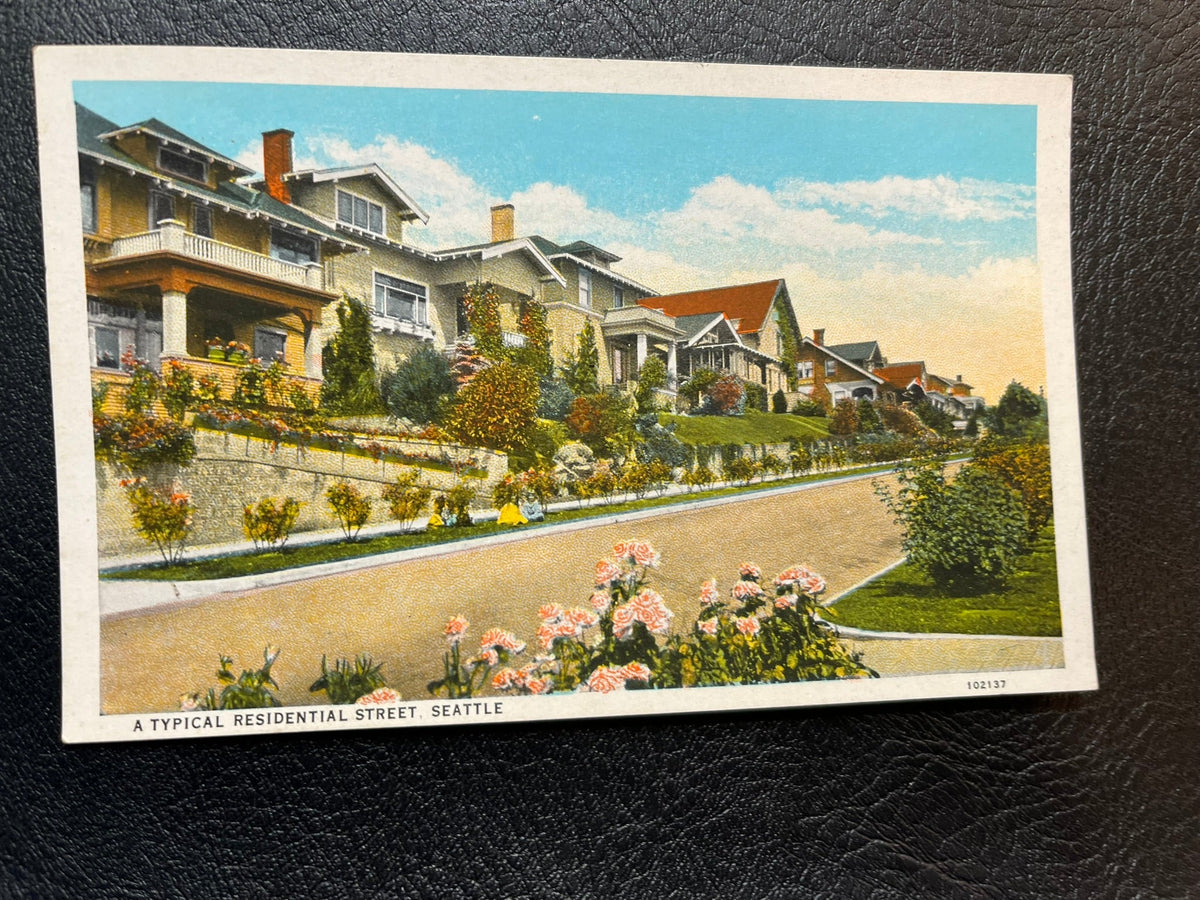 Residential Street - Seattle 1926