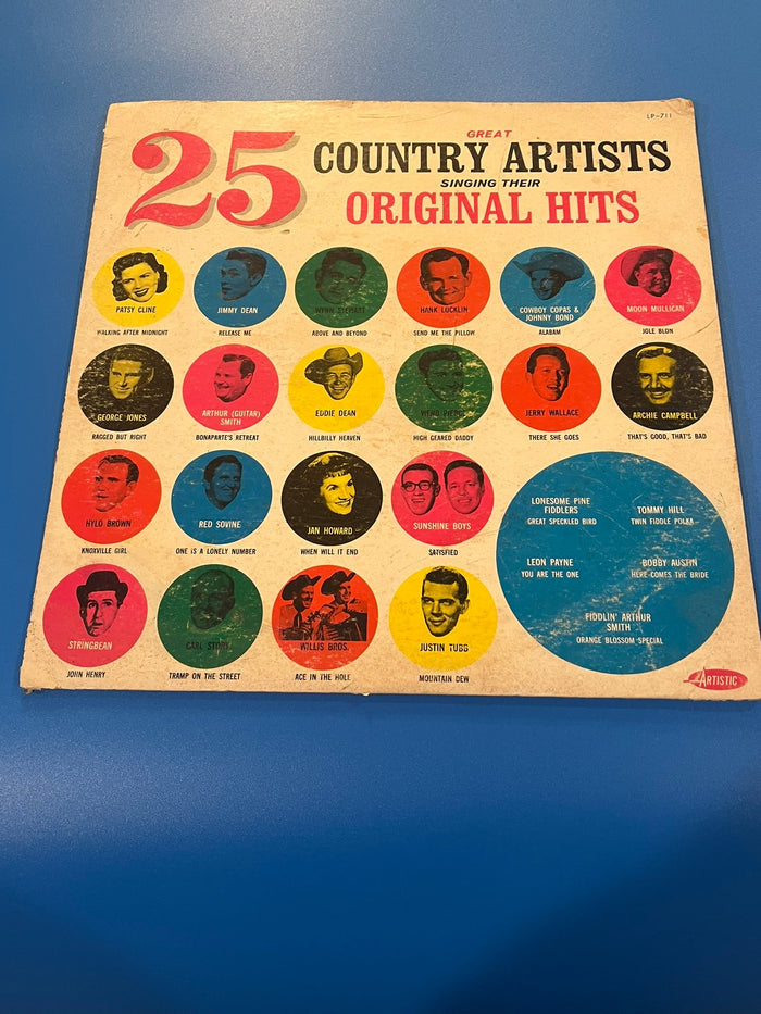 25 Great Country Artists Singing Their Original Hits.
