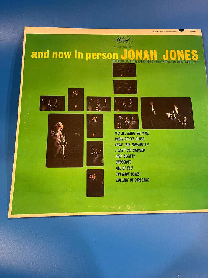 And Now In Person - Jonah Jones
