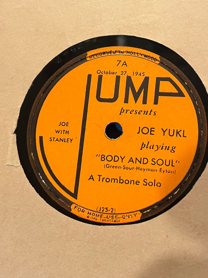 Joe Yukl Playing Body and Soul