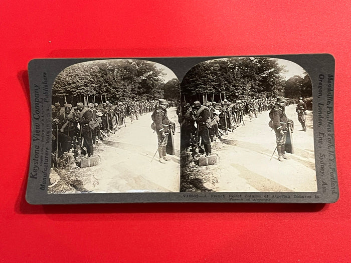 Algerian Zouaves in Argonne Forest - WWI