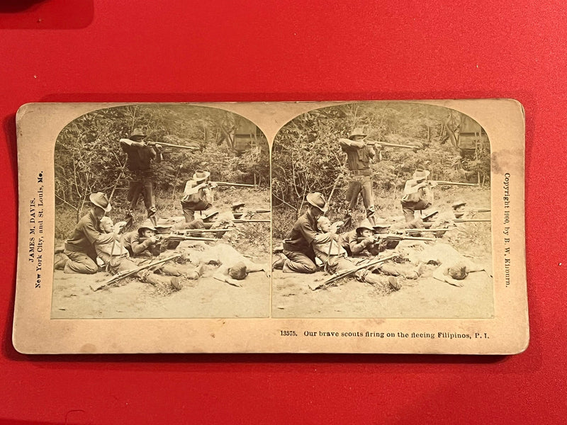 U.S. Scouts firing at Filipinos.