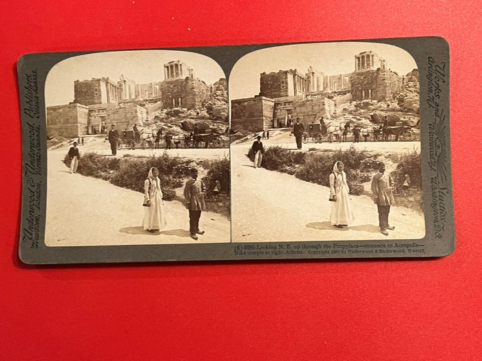 Entrance to Acropolis - Athens 1907