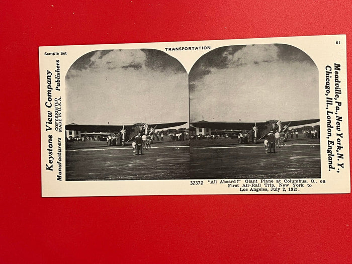 1st Air Mail Trip - New York - Los Angeles 1929