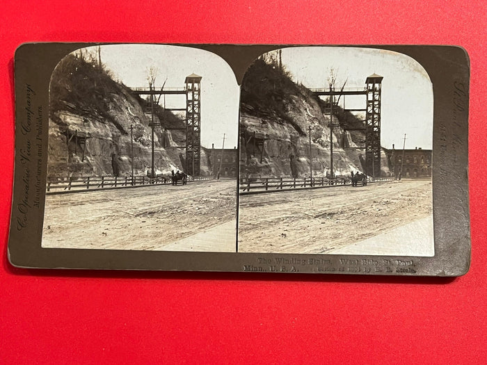 Winding Stairs - West Side - St., Paul, Minnesota 1904