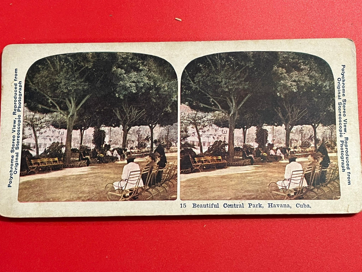 Cantral Park - Havana Cuba 1899