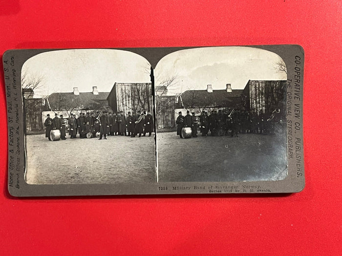 Military Band of Stavanger Norway 1910