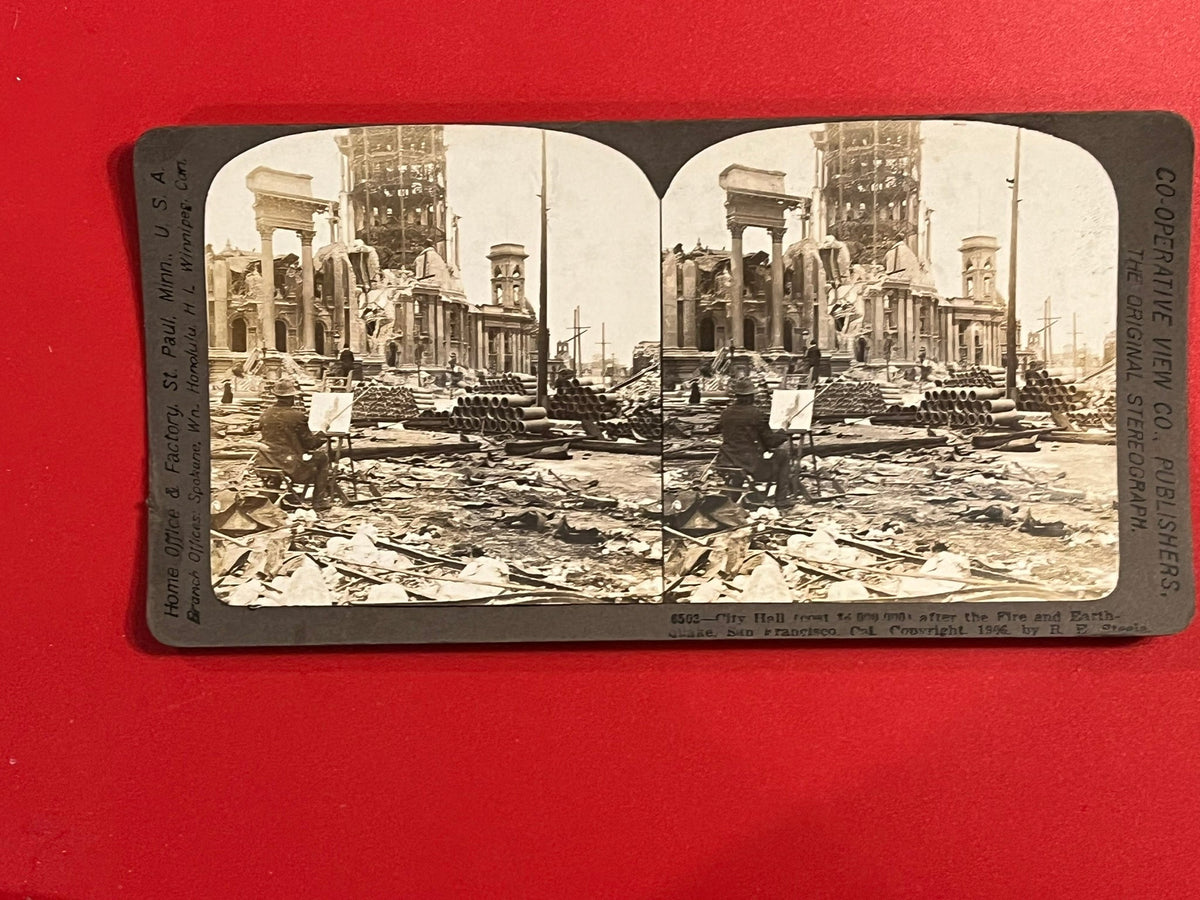 San Francisco Earthquake - City Hall 1906