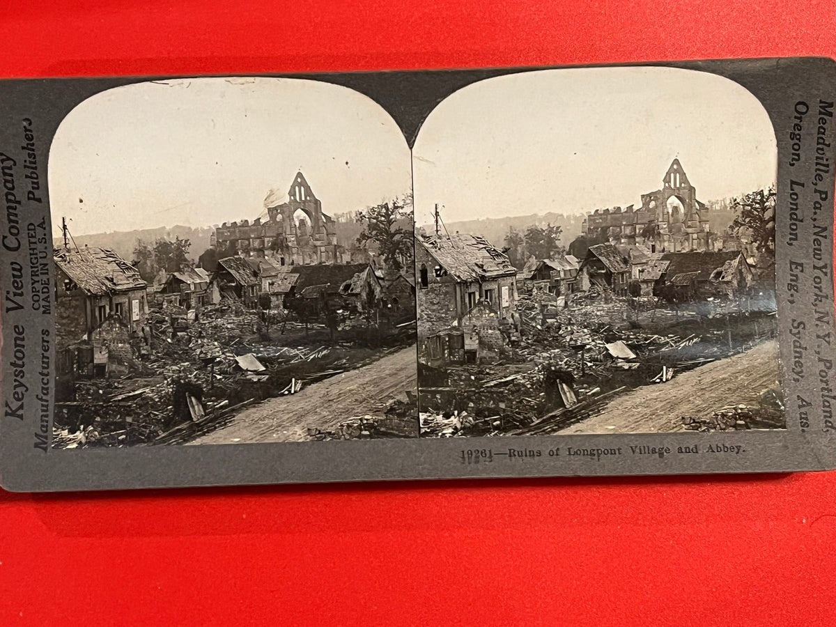 WWI- Ruins of Longpont Village and Abbey