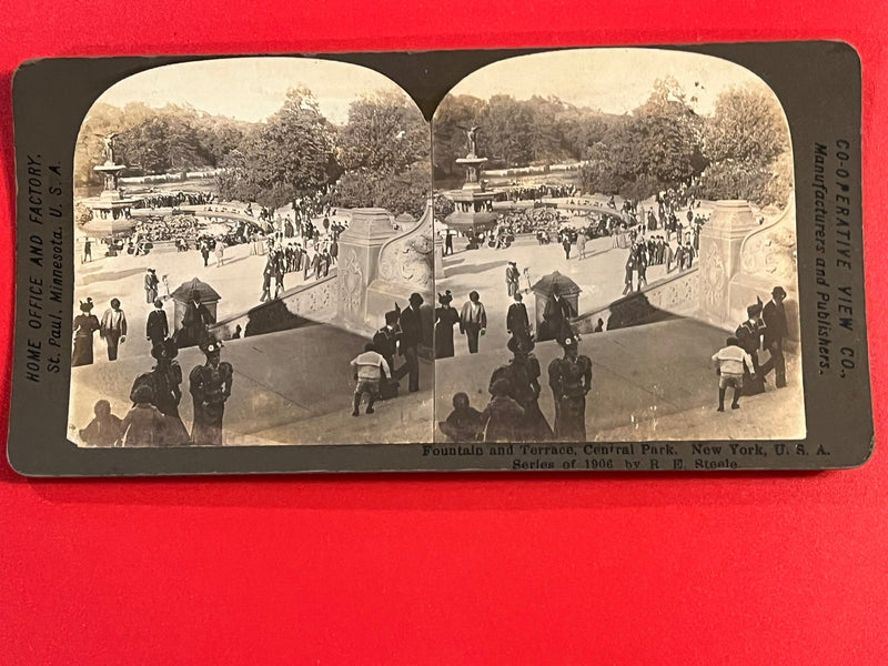 Central Park Fountain - New York 1906