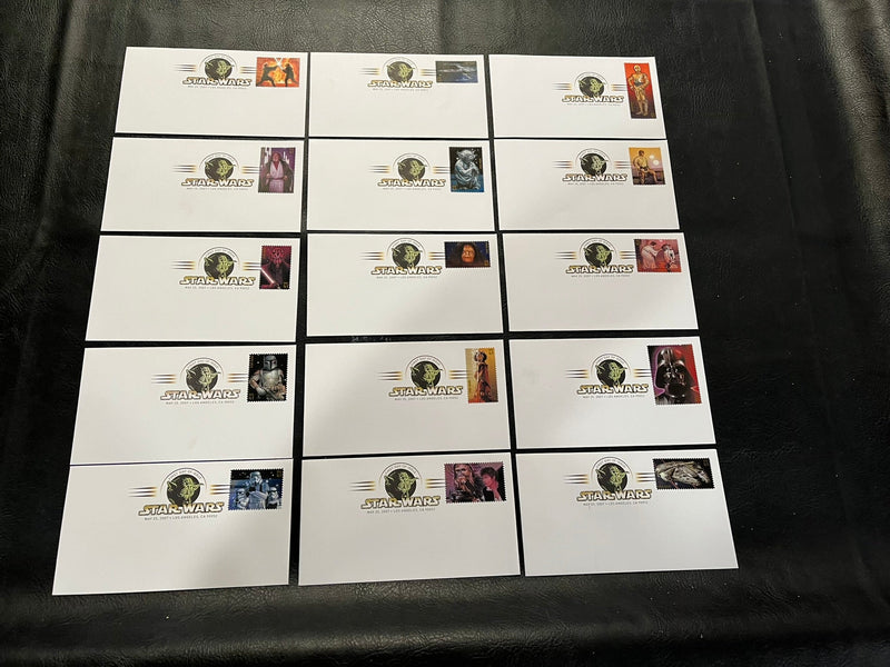 15  Star Wars FDC Set