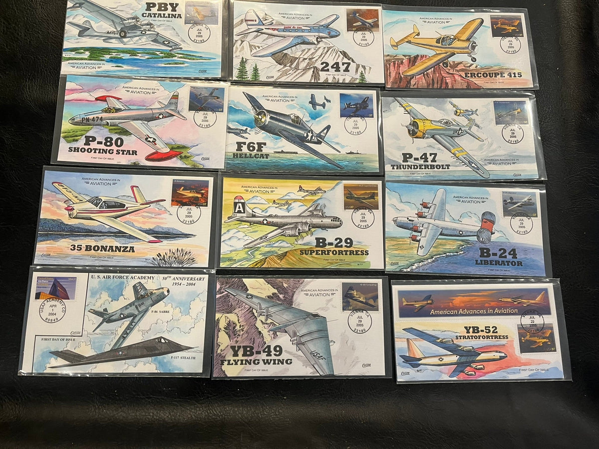 American Advances in Aviation FDC Set