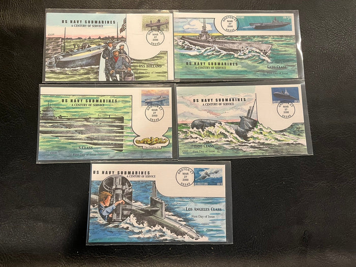 Submarine Century of Service FDC Set