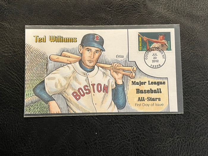 Ted Williams Hand colored FDC.