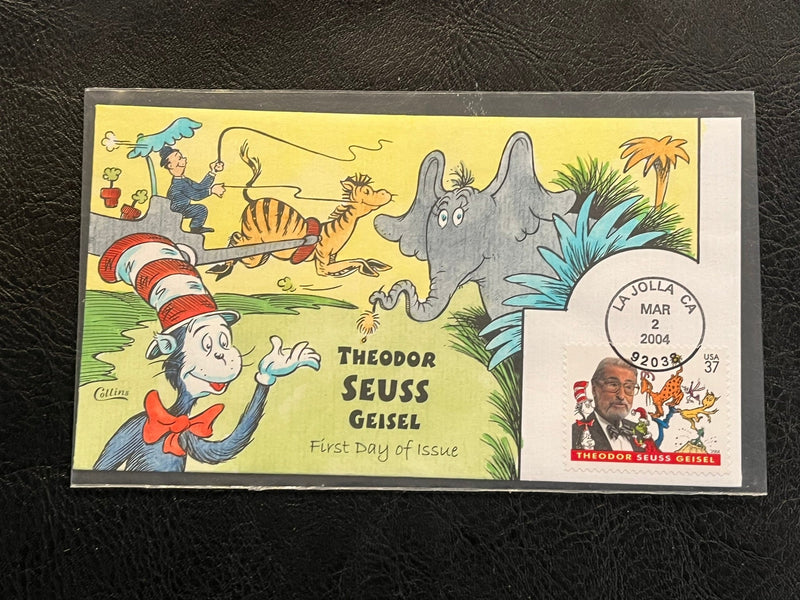 Dr. Seuss Hand Painted FDC