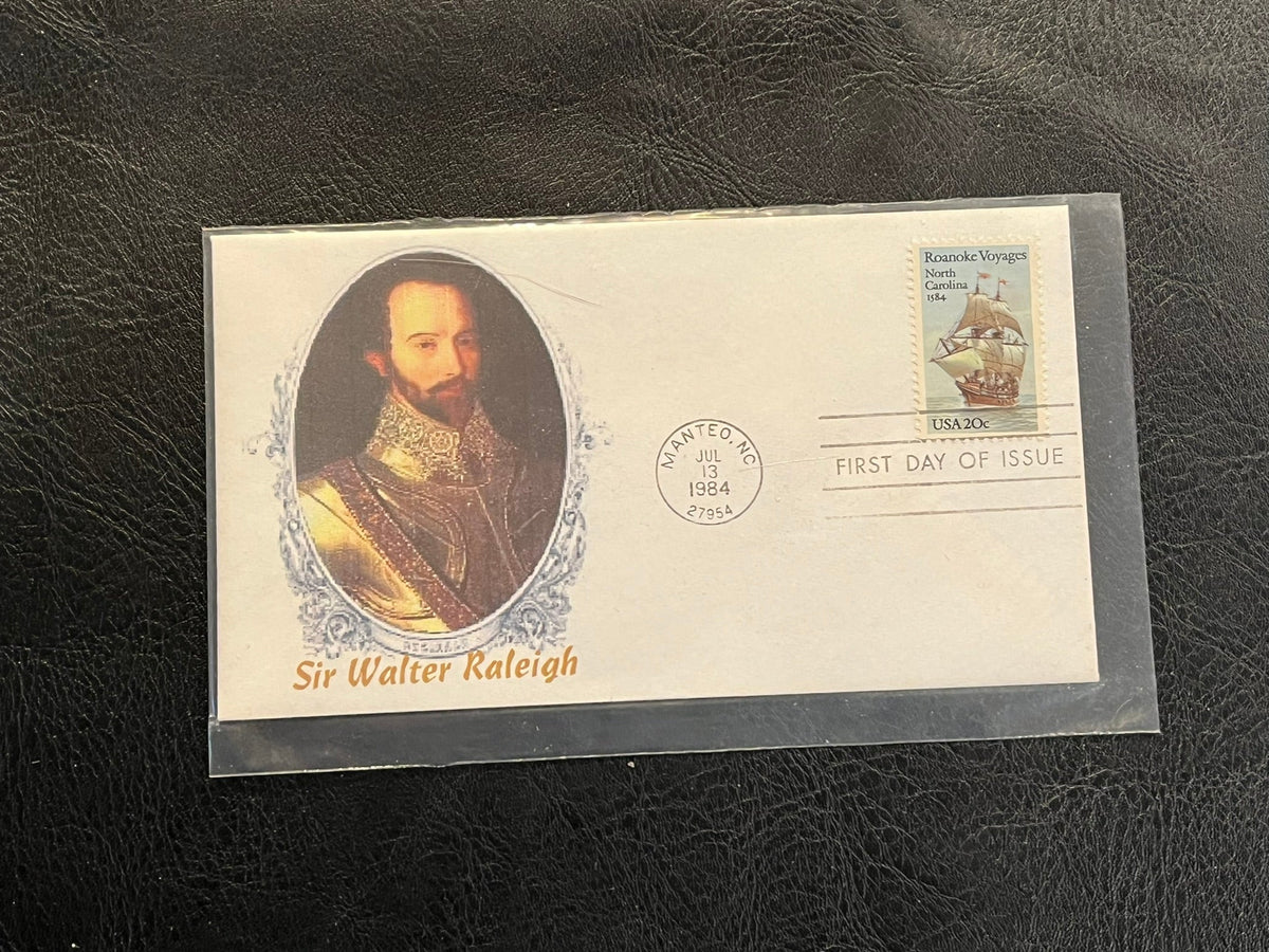 Sir Walter Raleigh FDC