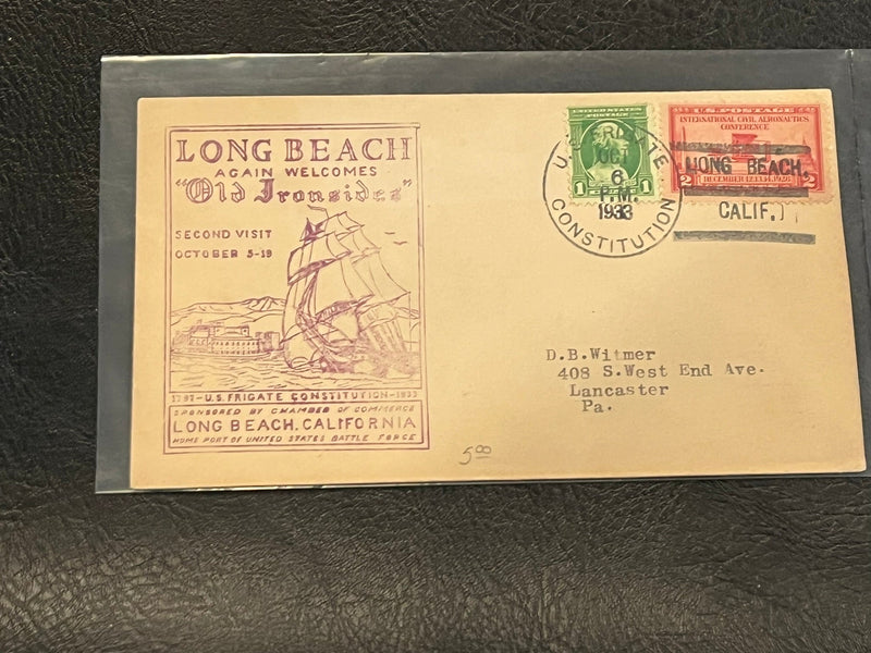 Long Beach wecomes "Old Ironsides" cover