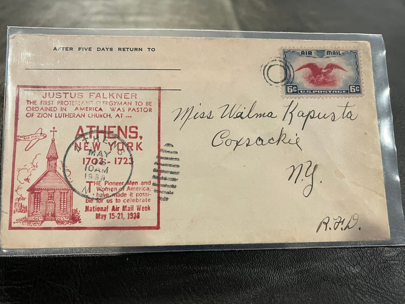 National Air Mail Week - 1938 cover