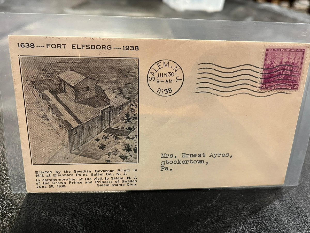 Fort Elfsborg New Jersey cover. 1938