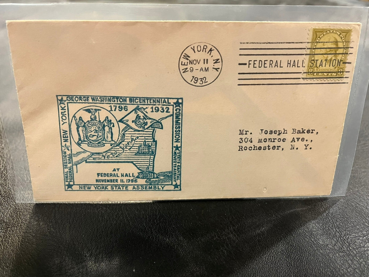 Washington Bicentennial cover 1932