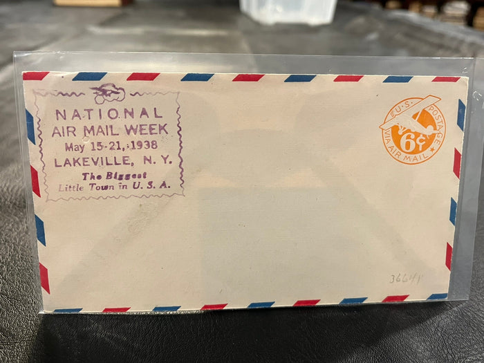 Natonal Air Mail Week  May, 1938