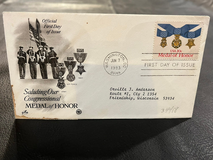Medal of Honor FDC 1983