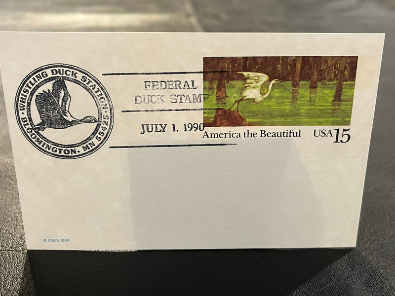 1990 Federal Duck Stamp FDC 1990