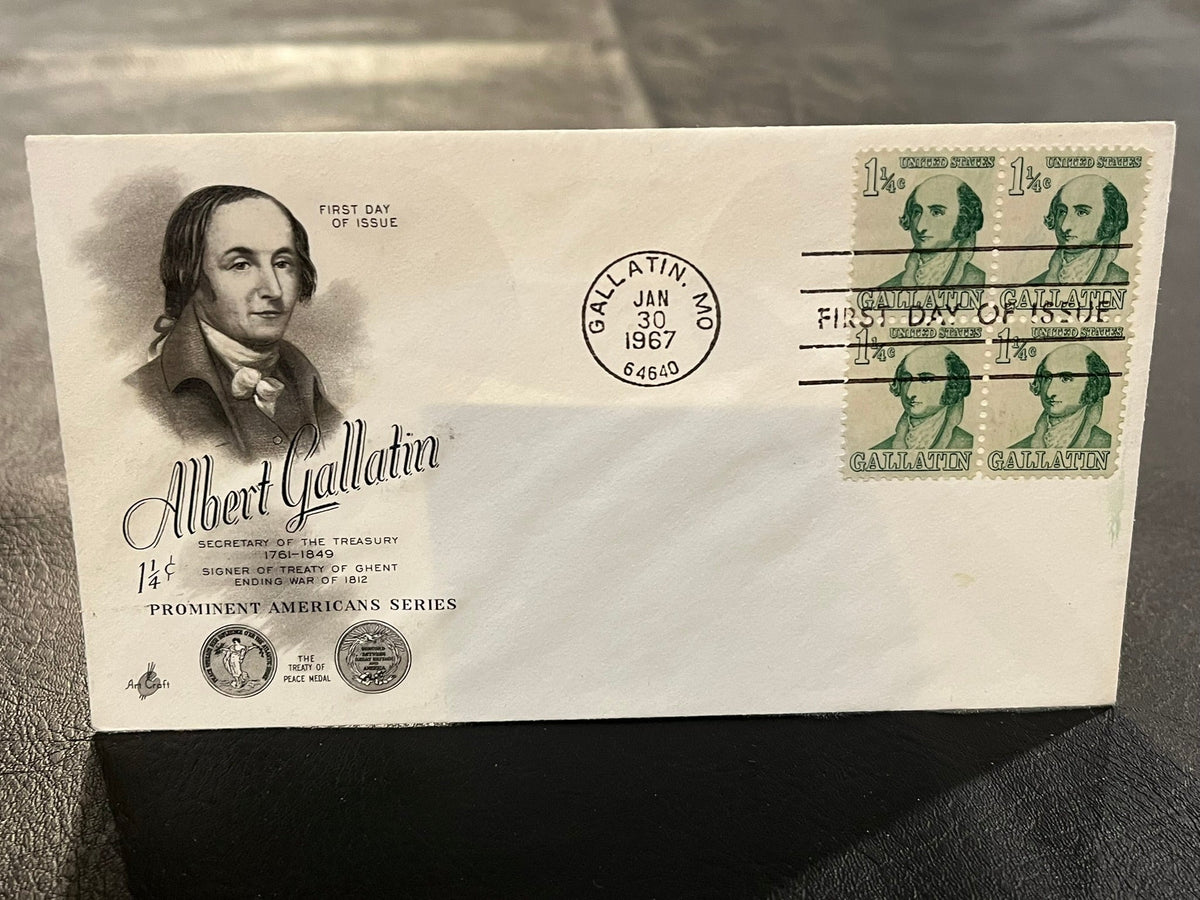 Albert Gallatin FDC. 1967