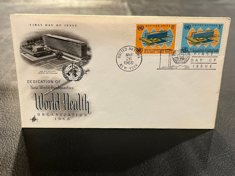 United Nations World Health Organization FDC 1966