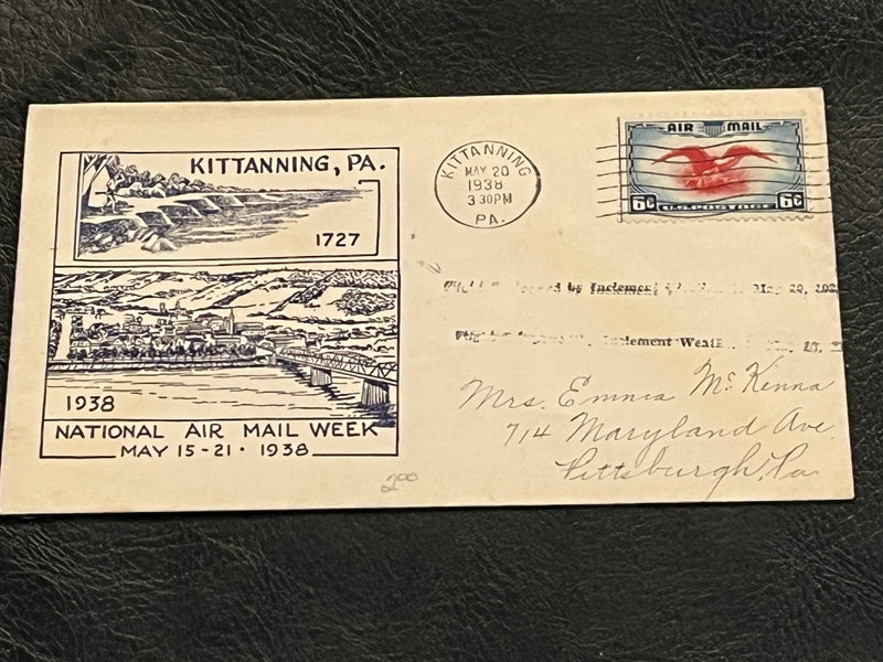 National Air Mail Week - Kittanning, Pa. 1938