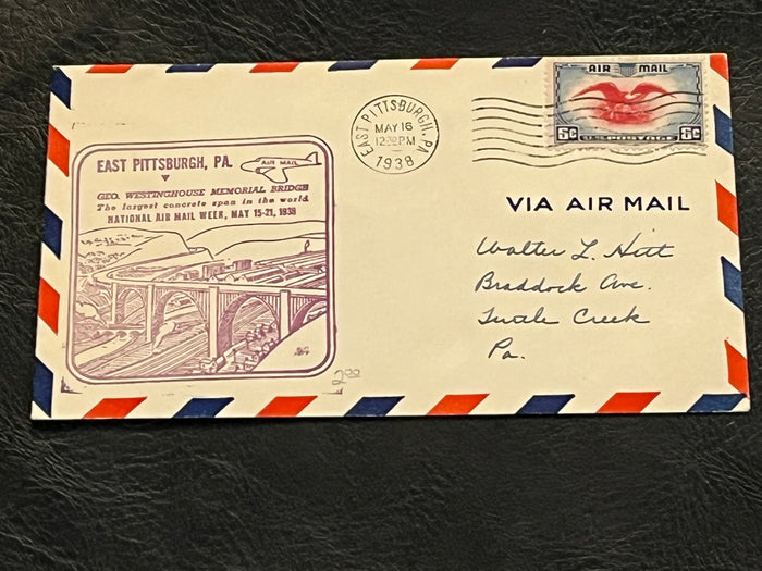 National Air Mail Week - 1938 - East Orange, N.J.